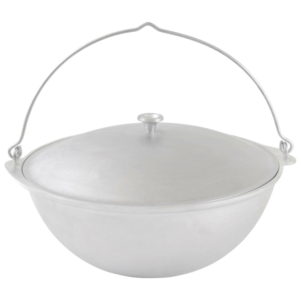 Ceaun pentru grătar Kukmara KP90 9l / Aluminiu / Silver photo 2