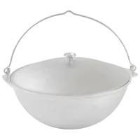 Ceaun pentru grătar Kukmara KP90 9l / Aluminiu / Silver photo 2