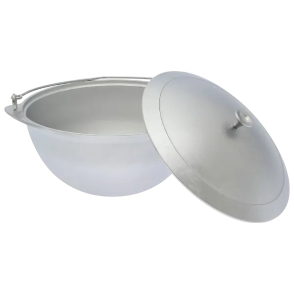 Ceaun pentru grătar Kukmara KP90 9l / Aluminiu / Silver photo 3