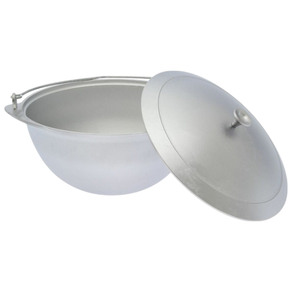 Ceaun pentru grătar Kukmara KP90 9l / Aluminiu / Silver photo 3