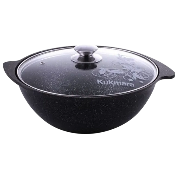 Казан для плова Kukmara КМТ37А 3.5л / Алюминий / Черный photo 1