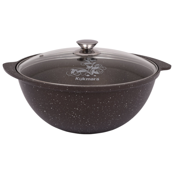 Ceaun pentru pilaf Kukmara КМК37А 3.5l / Aluminiu / Brown photo 1