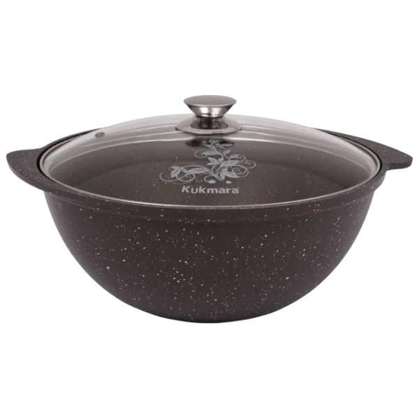 Ceaun pentru pilaf Kukmara КМК47А 4.5l / Aluminiu / Brown photo 1
