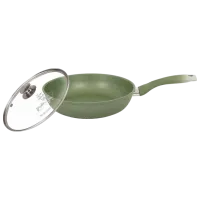 Сковорода Kukmara Marmura SMF26603A Универсальная / 26 см / Зеленый