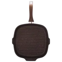 Сковорода Kukmara Marmura SGKMK280A Tigaie-grill / / Коричневый photo 3