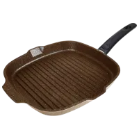 Tigaie Kukmara Marmura SGKMK281A Tigaie-grill / / Brown