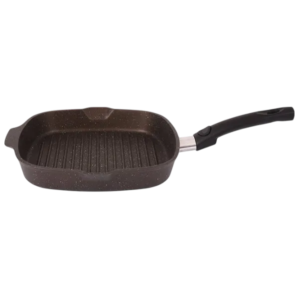 Tigaie Kukmara Marmura SGKMK281A Tigaie-grill / / Brown photo 2 Tigaie Kukmara Marmura SGKMK281A Tigaie-grill / / Brown photo 2