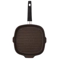 Сковорода Kukmara Marmura SGKMK281A Tigaie-grill / / Коричневый photo 3