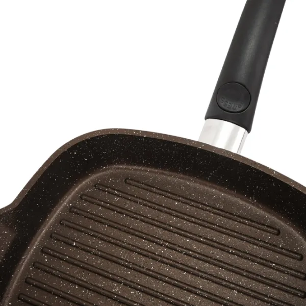 Tigaie Kukmara Marmura SGKMK281A Tigaie-grill / / Brown photo 4 Tigaie Kukmara Marmura SGKMK281A Tigaie-grill / / Brown photo 4