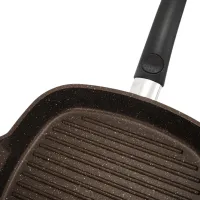 Сковорода Kukmara Marmura SGKMK281A Tigaie-grill / / Коричневый photo 4