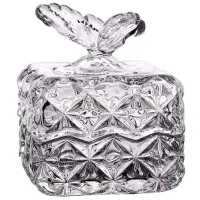 Vas pentru zahăr Bohemia Butterfly Transparent / Cristal