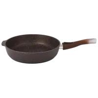 Сковорода Kukmara Marmura SMK283A Универсальная / 28 см / Коричневый
