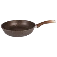 Сковорода Kukmara Marble Induction SMKI260A Универсальная / 26 см / Коричневый