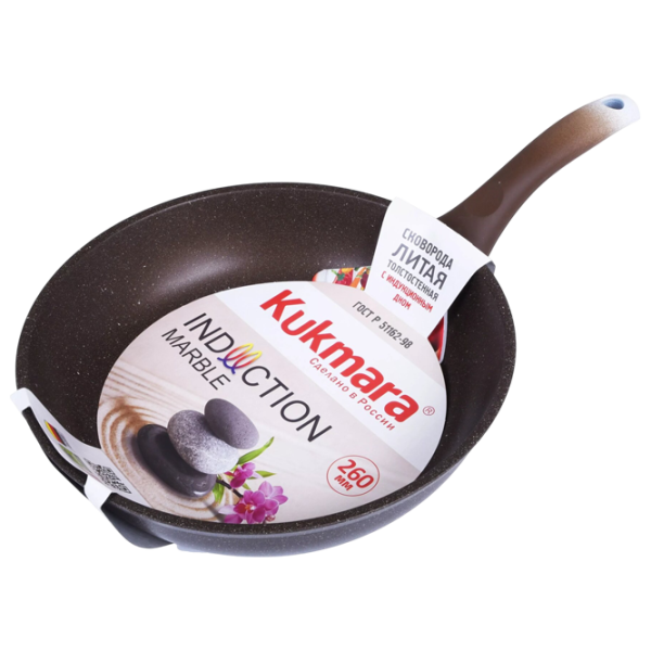 Tigaie Kukmara Marble Induction SMKI260A Universală / 26 cm / Brown photo 3