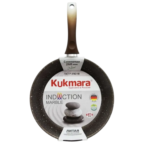 Tigaie Kukmara Marble Induction SMKI260A Universală / 26 cm / Brown photo 4