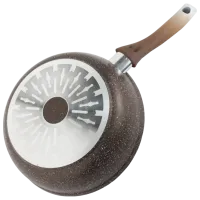 Tigaie Kukmara Marble Induction SMKI260A Universală / 26 cm / Brown photo 6