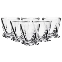 Набор стаканов Bohemia QUADRO 0.055л / Стекло / Прозрачный