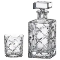 Набор для напитков Bohemia Heather 0.32л / Хрусталь / Прозрачный
