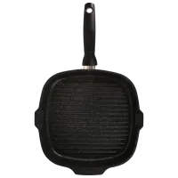 Сковорода Kukmara Marmura SGKMT281A Tigaie-grill / / Черный photo 4