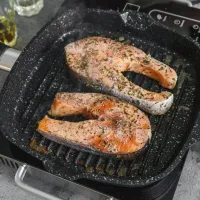 Сковорода Kukmara Marmura SGKMT281A Tigaie-grill / / Черный photo 7