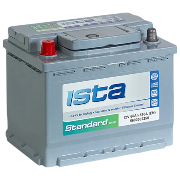 Авто аккумулятор Ista Standart 520 A / 60 Ач  photo 1