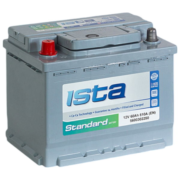 Авто аккумулятор Ista Standart 520 A / 60 Ач  photo 1
