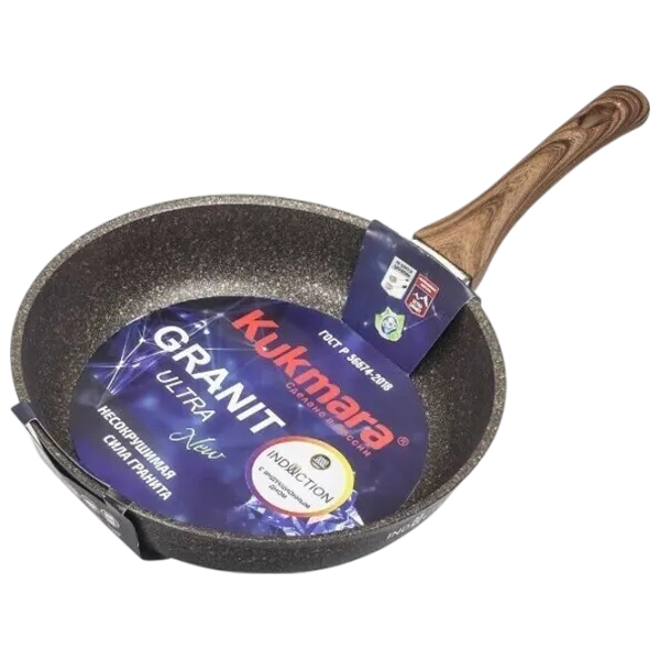 Tigaie Kukmara Granit Ultra Induction SGOI260A Universală / 26 cm / Black photo 3 Tigaie Kukmara Granit Ultra Induction SGOI260A Universală / 26 cm / Black photo 3