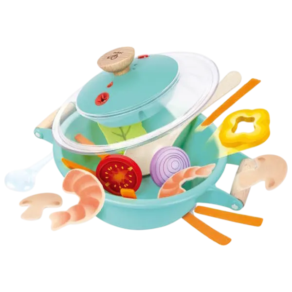 Кухонный гарнитур Hape Little Chef 3+ / набор посуды photo 1