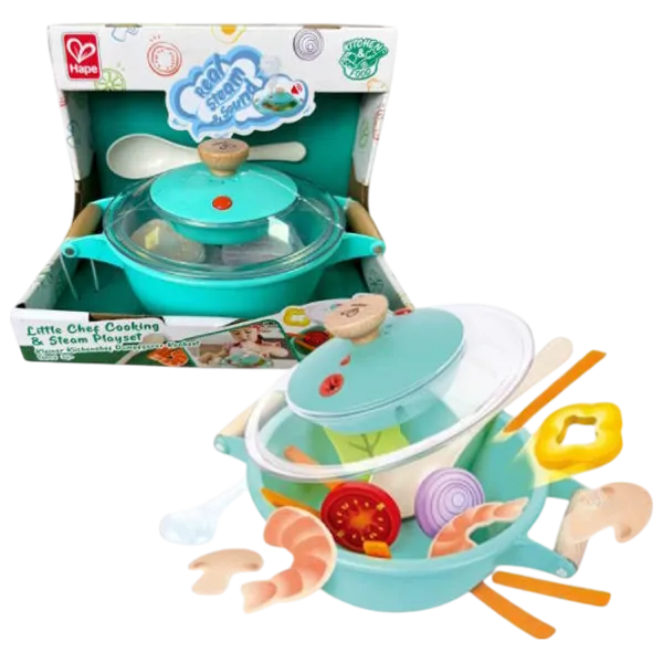 Кухонный гарнитур Hape Little Chef 3+ / набор посуды photo 3