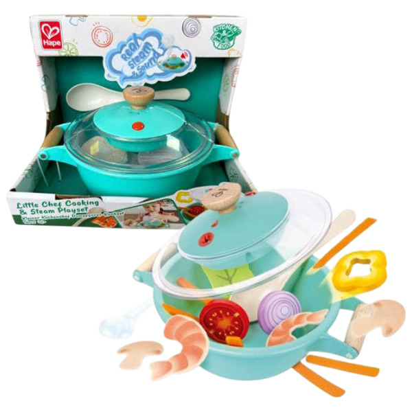 Кухонный гарнитур Hape Little Chef 3+ / набор посуды photo 3