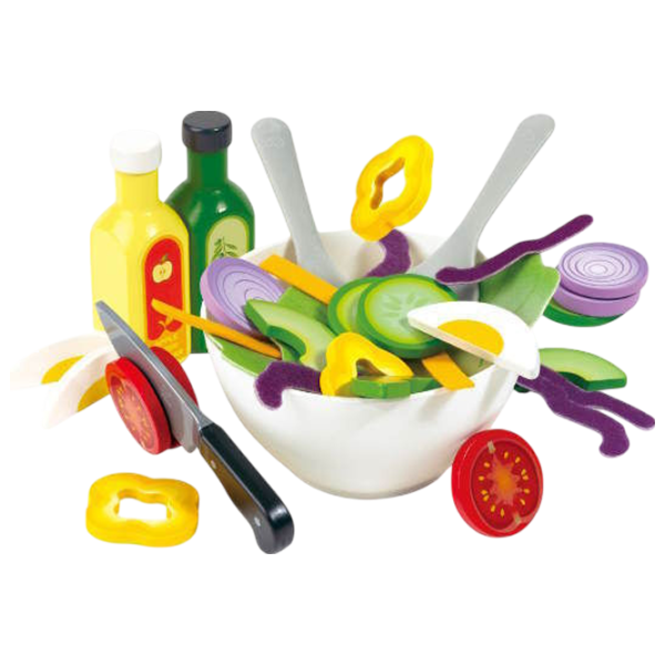 Кухонный гарнитур Hape Healthy Salad 3+ / набор посуды photo 1