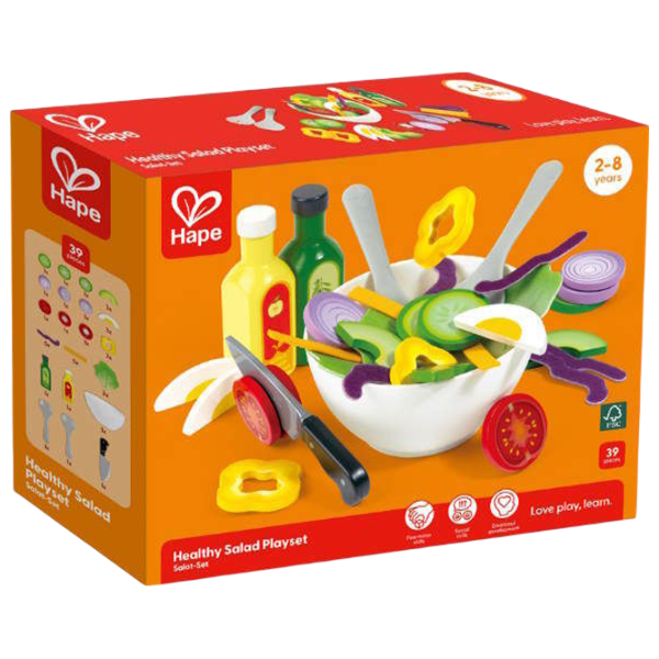 Кухонный гарнитур Hape Healthy Salad 3+ / набор посуды photo 3