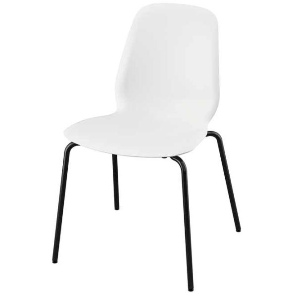 Scaun de bucătărie Ikea Lidas/Sefast Plastic/ White Black photo 1