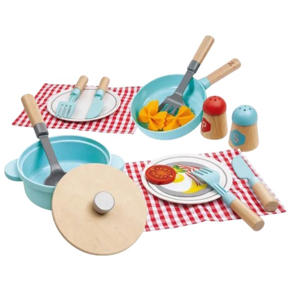 Кухонный гарнитур Hape Little Chef 3+ / набор посуды photo 2