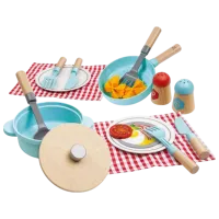 Set de bucătărie Hape Little Chef 3+ / set de veselă photo 2