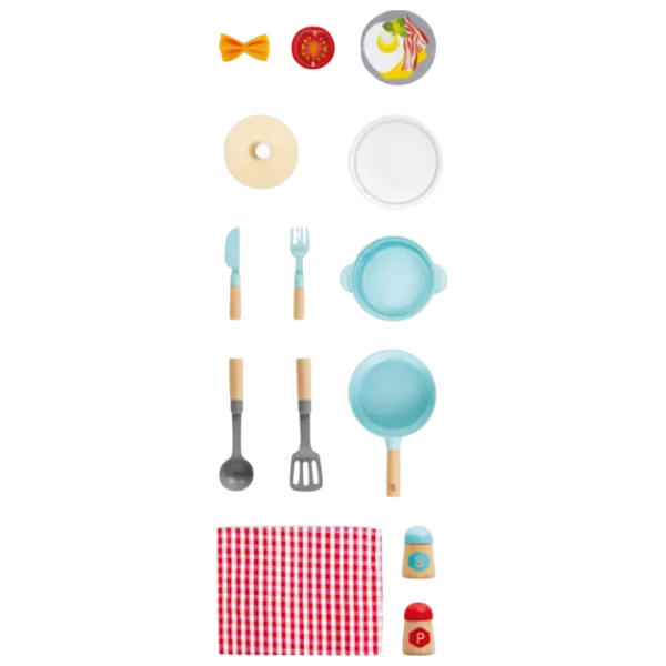 Кухонный гарнитур Hape Little Chef 3+ / набор посуды photo 3