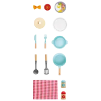 Set de bucătărie Hape Little Chef 3+ / set de veselă photo 3