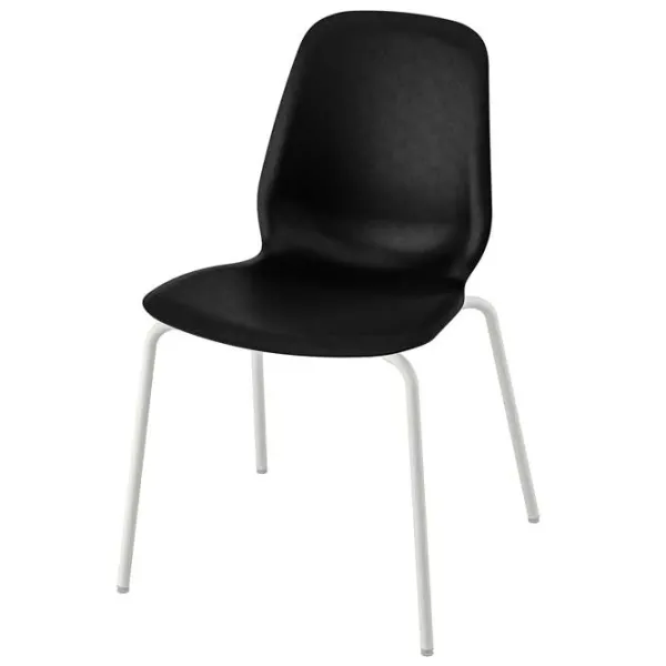 Кухонный стул Ikea Lidas/Sefast Пластик/ Черный White photo 1