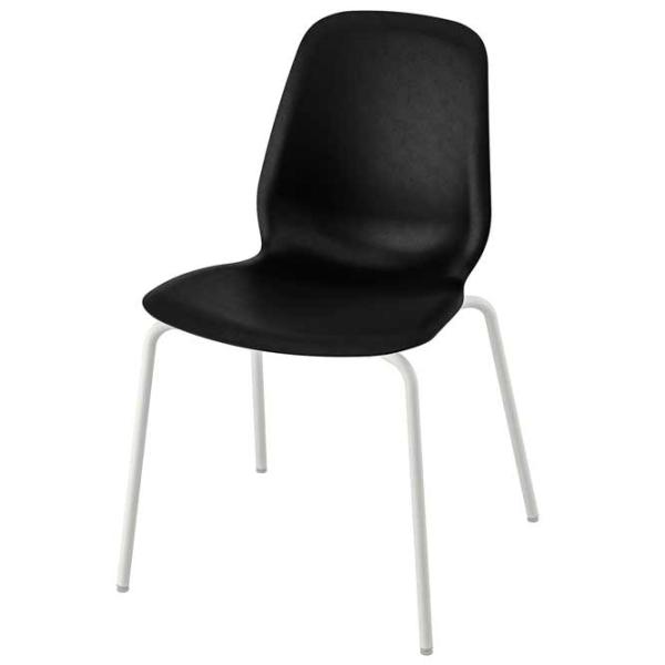 Кухонный стул Ikea Lidas/Sefast Пластик/ Черный White photo 1