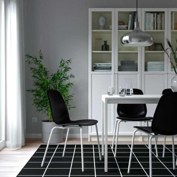 Кухонный стул Ikea Lidas/Sefast Пластик/ Черный White photo 2
