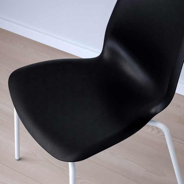 Кухонный стул Ikea Lidas/Sefast Пластик/ Черный White photo 4