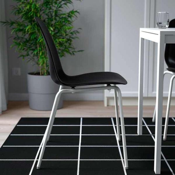 Кухонный стул Ikea Lidas/Sefast Пластик/ Черный White photo 5