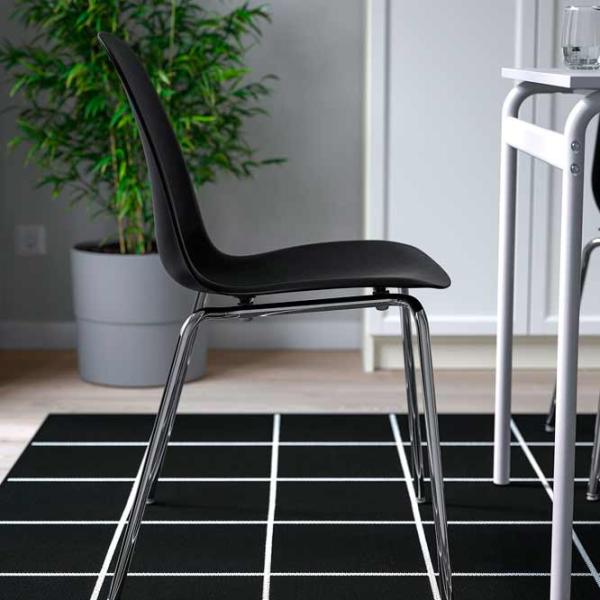 Scaun de bucătărie Ikea Lidas/Sefast Plastic/ Black Inox photo 4 Scaun de bucătărie Ikea Lidas/Sefast Plastic/ Black Inox photo 4