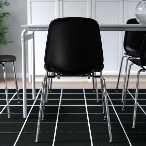Scaun de bucătărie Ikea Lidas/Sefast Plastic/ Black Inox photo 5 Scaun de bucătărie Ikea Lidas/Sefast Plastic/ Black Inox photo 5