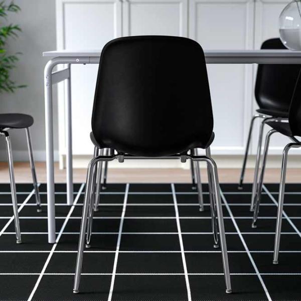 Scaun de bucătărie Ikea Lidas/Sefast Plastic/ Black Inox photo 5 Scaun de bucătărie Ikea Lidas/Sefast Plastic/ Black Inox photo 5