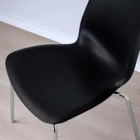 Кухонный стул Ikea Lidas/Sefast Пластик/ Черный Нержавеющая сталь photo 7