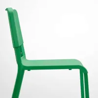 Кухонный стул Ikea Teodores Пластик/ Зеленый Зелёный photo 3