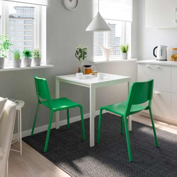Scaun de bucătărie Ikea Teodores Plastic/ Green Green photo 5 Scaun de bucătărie Ikea Teodores Plastic/ Green Green photo 5