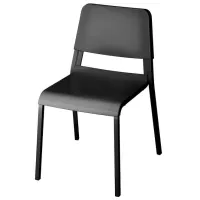 Кухонный стул Ikea Teodores Пластик/ Черный Черный