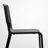 Scaun de bucătărie Ikea Teodores Plastic/ Black Black photo 3